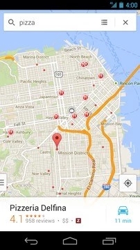 谷歌地图截图